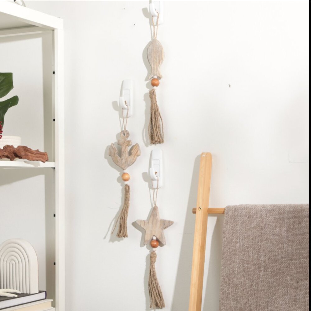 Beachly - Driftwood Dreams 3-Piece Hanging Coastal Charm Set